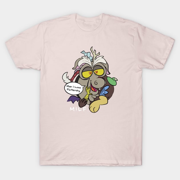 Discord MILF T-Shirt by AmyNewBlue